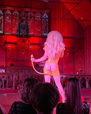 Beverly Kills Instagram - HEAVEN & HELL: COMPLETE ✅👼😈🔥

Y’all! We just did our 15th show of Heaven & Hell and I couldn’t be more proud to stick my little flag at the top of this hill. ⛳️

Starting the process of writing, mixing, rehearsing was easy, finishing and learning along the way was the most difficult thing I’ve done as a drag performer EVER - but mama we did THAT! 👑 

From Adelaide, Brisbane, GC, Sydney, Melbourne and now Perth…thank you to everyone who bought a ticket. At the end of every show I do my big “you’re not just supporting me, but you’re supporting artists, queer people, your local community and each other” - lame but true! It’s been a genuine treat to share my story and perform for you all. The show is going in the ground for the foreseeable future, but this wouldn’t be the first time in history we had a resurrection! 👀

Love,

Beverly Kills xx 🔪 

Special shout out must go to @lyric_guise and @joelsiviour for helping me bring this to life. 🫶

All the costumes have been created by the brilliant @thehemmingbirdqld 

And of course to @adlfringe @anywherefringe @bleachfestival @melbfringe @sydneyfringe @fringeworldperth

and @gregorysiki for always pushing me to thrive. 💛

📸 @vidimage 

#beverlykills #Fringeworld #australia #dragqueen