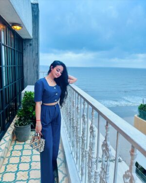 Bhoomika Mirchandani Instagram - You were born bluer than a butterfly 🦋🩵🧿
