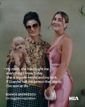 Bianca Andreescu Instagram - From meditating before matches with a side of hip hop, to looking up to mom as her greatest inspiration, @biancaandreescu_, HIA athlete #217 is as real as it gets, helping humans on, off, and around the court. 

After her huge US Open win in 2019, we can’t wait to see her back on the hard courts in just a few days! Swipe to read more on what makes this legend tick 🍁 

#championsofchange