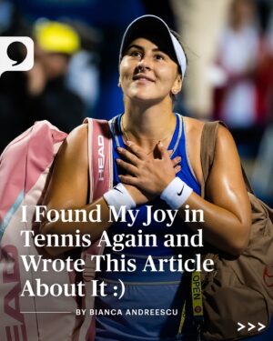 Bianca Andreescu Instagram - “Whenever I leave the tunnel and step out onto the court, I always feel a bit of that magic from before. I still think that anything is possible.”⁠
⁠
Winning the @usopen at 19 was a dream beginning to @biancaandreescu_’s tennis career — until it wasn’t.⁠
⁠
Five years later, she’s beginning again. This is her story. (Link in bio) • 📸: Robert Prange/Getty, @clivebrunskill
