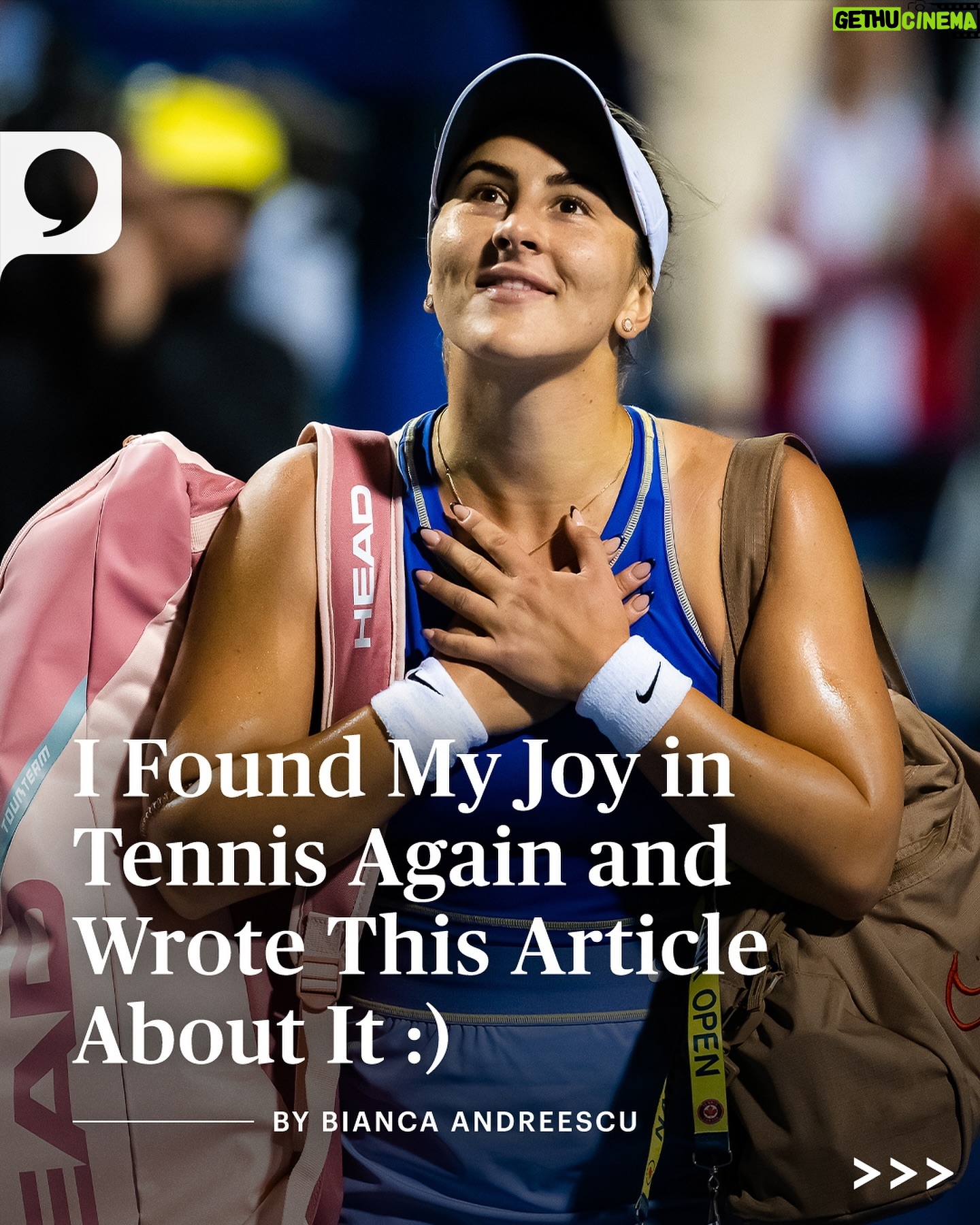 Bianca Andreescu - 8.3K Likes - “Whenever I leave the tunnel and step out onto the court, I always feel a bit of that magic from before. I still think that anything is possible.”
Winning the @usopen at 19 was a dream beginning to @biancaandreescu_’s tennis career — until it wasn’t.
Five years later, she’s beginning again. This is her story. (Link in bio) • 📸: Robert Prange/Getty, @clivebrunskill
