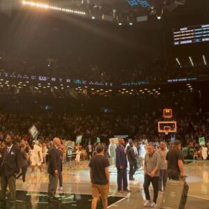 Bianca Lawson Instagram - My first basketball game. Thank you @lilabbottw @barclayscenter @wnba @nyliberty for the extremely warm welcome. I had the best time! ❤️