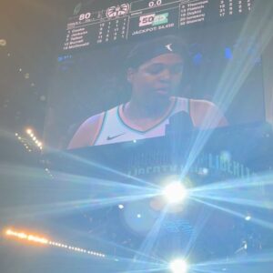 Bianca Lawson Instagram - My first basketball game. Thank you @lilabbottw @barclayscenter @wnba @nyliberty for the extremely warm welcome. I had the best time! ❤️