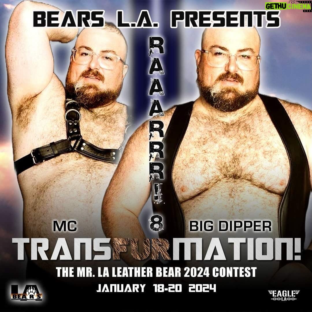 Big Dipper - 1.3K Likes - Saturday Jan 20th I’m hosting the Mr. LA Leather Bear contest at the @eagle_la. Come check out all the contestants and support @bearslaofficial !!