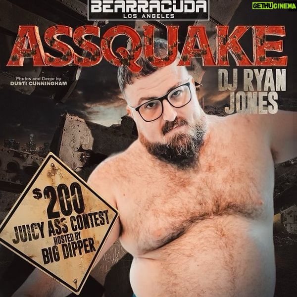 Big Dipper - 1.3K Likes - I’m hosting @bearracuda this Saturday AUG 12th at @precinctdtla with @djryanjones . THERE WILL BE A JUICY ASS CONTEST! Will you shake it and make an ASSQUAKE?!?