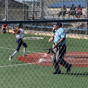 Bijan Ali Instagram - Saturdays are for SOFTBALL 🥎 
Running across that plate!!!
.
.
.
.
.
#softballsaturday 
#softballgirls 
#impactgold 
#hitlikeagirl 
#redhairdontcare 
#tinybutmighty 
#hustlehard