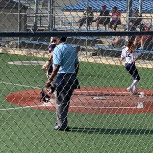 Bijan Ali Instagram - Saturdays are for SOFTBALL 🥎 
Running across that plate!!!
.
.
.
.
.
#softballsaturday 
#softballgirls 
#impactgold 
#hitlikeagirl 
#redhairdontcare 
#tinybutmighty 
#hustlehard