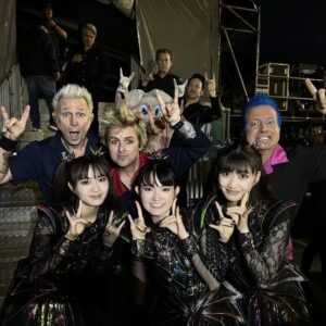 Billie Joe Armstrong Instagram - With Baby Metal!! @babymetal_official
