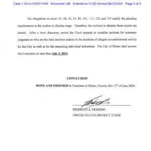 Billy Corben Instagram - #BREAKING: Miami Mafia FAILS to get all counts dismissed in new federal lawsuit that could bankrupt the city — filed by Little Havana businessmen and Ball & Chain owners who already won $63.5 million corruption judgment against Commissioner Joe Carollo last year. #BecauseMiami

U.S. Judge Federico Moreno has ordered at least 9 counts to move forward — including the Civil Conspiracy Claim Against Defendant City of Miami (aka “The Vile Little Plan”) that alleges the city government behaved like a criminal racketeering organization, weaponizing city agencies to violate constitutional rights of free speech and private property for political revenge.

Moreno says plaintiffs “satisfy the pleading requirement” to move ahead with their claim that government officials — including Carollo, city manager Art Noriega, disgraced fired city attorney “Tricky” Vicky Mendez, assistant city attorney Rachel Dooley, then building director “Ace” Marrero (promoted this year to assistant city manager of infrastructure), chief of unsafe structures Rene Diaz, fire marshal Adrian Plasencia, zoning director Daniel Goldberg, and Carollo’s chief of staff William Ortiz — “agreed to participate in the Civil Conspiracy” against the beloved Calle Ocho property owners and destroy their businesses in retaliation for their support of Carollo’s opponent in the 2017 commission election.

This is the case in which Miami taxpayers are paying 23 (!!!) outside attorneys to defend the city and 11 individual officials. Gotta pay the corruption tax! 

Judge Moreno has yet to file orders on the additional 127 counts in the complaint. @iamchristineking