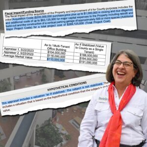 Billy Corben Instagram - “We cannot afford it”: Miami-Dade interim Solid Waste director demoted after calling out @MayorDLC and @CommishArod’s overpriced real estate scam to pay $205 million (plus $64 million in renovations) to buy a 50-year-old 75% vacant office building appraised at an “ACTUAL MARKET VALUE” of $110 million #BecauseMiami

Last December, Mayor Daniella Levine Cava and Commissioner Anthony Rodriguez planned to force through a terrible proposal to open a West Dade Government Center at an old FPL complex “without committee review or the detailed look at long-term costs the administration had planned to give county commissioners.” But days before, they got called out by the press, and suddenly backpedaled — embarrassingly announcing that she would renegotiate a deal that she already endorsed! The building last sold in 2014 for $57 million.

Cava’s administration of land hustlers now says the $205 million price from December has been negotiated down 11% to $182 million — still over $70 million above market value according to two county-commissioned “independent appraisals.”

“The cost is too high, and we cannot afford it,” then-interim Solid Waste Director Olga Espinosa-Anderson wrote in an Oct. 16 email to Alex Muñoz, the department director overseeing real estate deals for Cava, concerned that her agency’s rent would double.

According to the Miami Herald, they pay about $1.3 million in rent at a county complex by the MLK Metrorail station, but Cava’s plan would cost them $2.8 million a year.

Espinosa-Anderson wanted to “rent cheaper space off Florida’s Turnpike at a commercial complex called Flagler Station” that would charge about $400,000 less per year than Cava’s proposed government center.

“In March, Cava went outside county government to hire a new director, longtime municipal administrator Aneisha Daniel, who had previously worked as an assistant director in Solid Waste,” demoting Espinosa-Anderson back to her former position of deputy director.