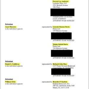 Billy Corben Instagram - ¡MAS MIAMI MAFIA MIERDA! 

#BREAKING: Third Time’s the Charm! After two prior dismissals to amend, Federal Judge Federico A. Moreno has ACCEPTED and is PROCEEDING with the Plaintiffs’ Second Amended Complaint in the BLOCKBUSTER “Carollo Cabal” lawsuit against the City of Miami and 11 individual city employees, accusing them of “engag[ing] in a well-known, widespread and pervasive custom of weaponizing City resources to target and harass” in violation of the Constitution. #BecauseMiami 

The new 644-page complaint filed by the Little Havana business owners who last summer won a $63.5 million corruption judgment against Miami Commissioner Joe Carollo, relies heavily on testimony and evidence already successfully litigated in that case, and reads like a Racketeer Influenced and Corrupt Organizations (RICO) indictment.

An earlier draft of the suit referred to the defendants as the “Carollo Cabal” (aka Miami Mafia) — including Commissioner Joe Carollo, his chief of staff William Ortiz, city manager Art Noriega, disgraced fired city attorney “Tricky” Vicky Mendez, assistant city attorney Rachel Dooley, building director Asael “Ace” Marrero, zoning director Daniel Goldberg, fire marshal Adrian Plascenia, unsafe structures chief Rene Diaz, and building official Luis Torres — who allegedly conspired to weaponize city government for political revenge to target Bill Fuller and Martin Pinilla and their various properties and business in and around Calle Ocho, including the historic Ball & Chain nightclub, and repeatedly violate their constitutional rights.

City of Miami taxpayers are paying for 23 lawyers to defend the alleged corruption in this one case, which is set for trial in the fall and could bankrupt the city. @iamchristineking manolo4miami francissuarez @usao_sdfl