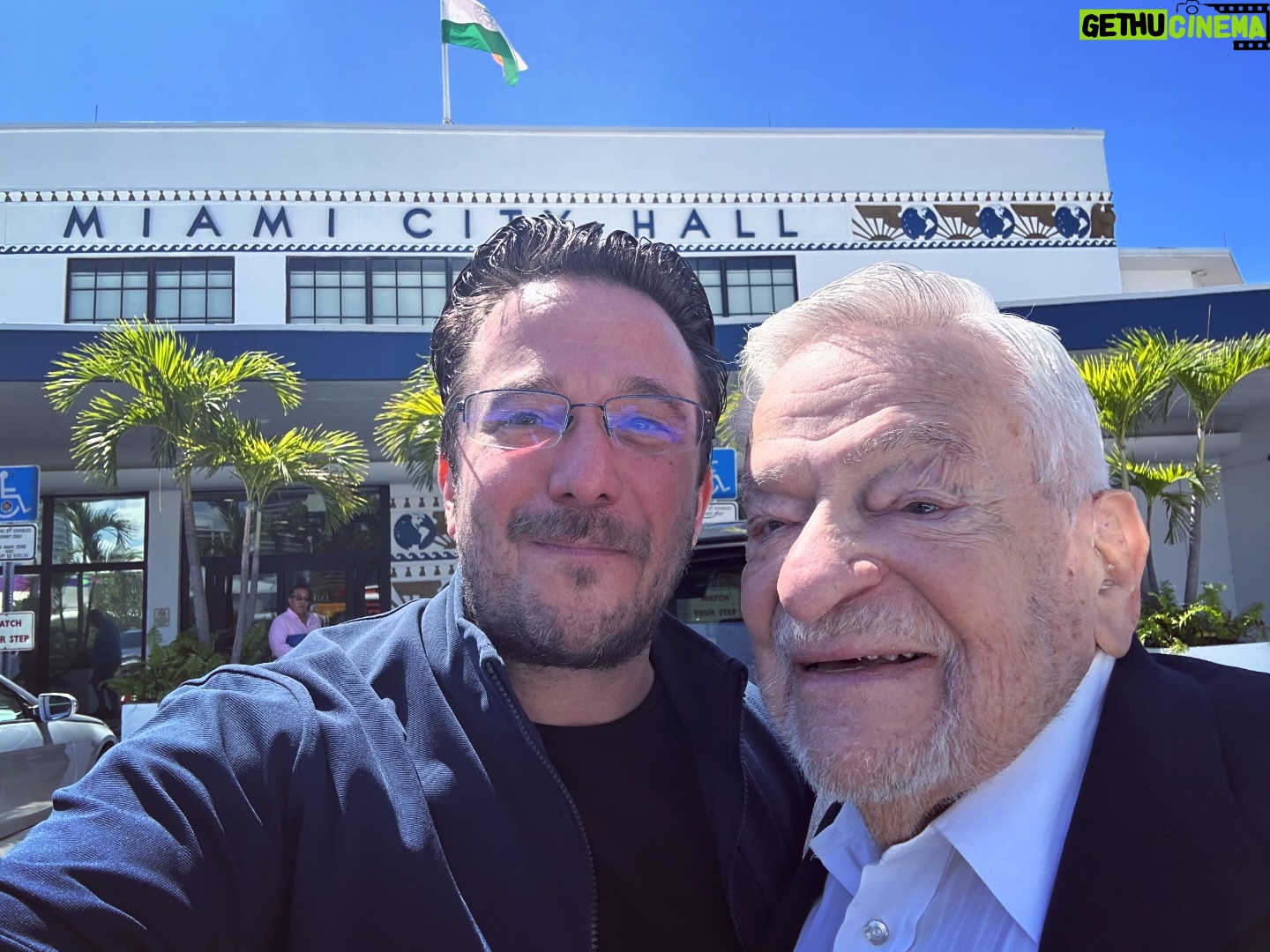 Billy Corben - 3 Likes - Two Florida Men walk into City Hall…
Went with my grandpa — Miami-Dade resident since 1946, University of Miami School of Law c/o 1951 — to speak at the commission meeting today and do our best to fix this mess. The mango doesn’t fall far from the tree. Video coming soon… #BecauseMiami