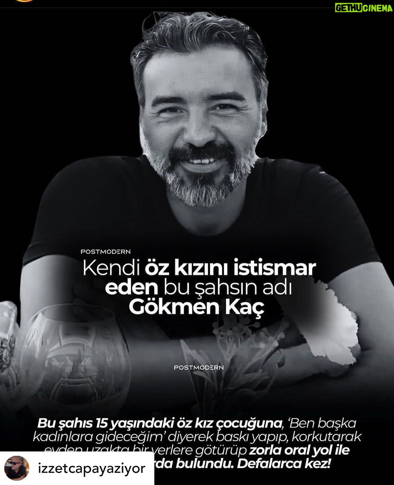 Binnaz Avcı - 455 Likes - Posted @withregram • @izzetcapayaziyor Bu nasıl baba…
Alçağa bak alçağa…
Bursa’da 15 yaşındaki kızına arabada cinsel istismarda bulunurken suçüstü yakalan Gökmen K. tutuklandı…
Kızın ifadesi şöyle…
‘Babam, ‘Ben başka kadına gideceğim’ diyerek bana baskı yapıyordu…
Ailemin dağılmasından korktuğum için oral yol ile ilişki teklifini kabul ettim…
Daha önceden beni otomobille boş tarlaya getiriyordu. Sonunda yakalandık…’
Ne diyeyim Allah belanı versin…