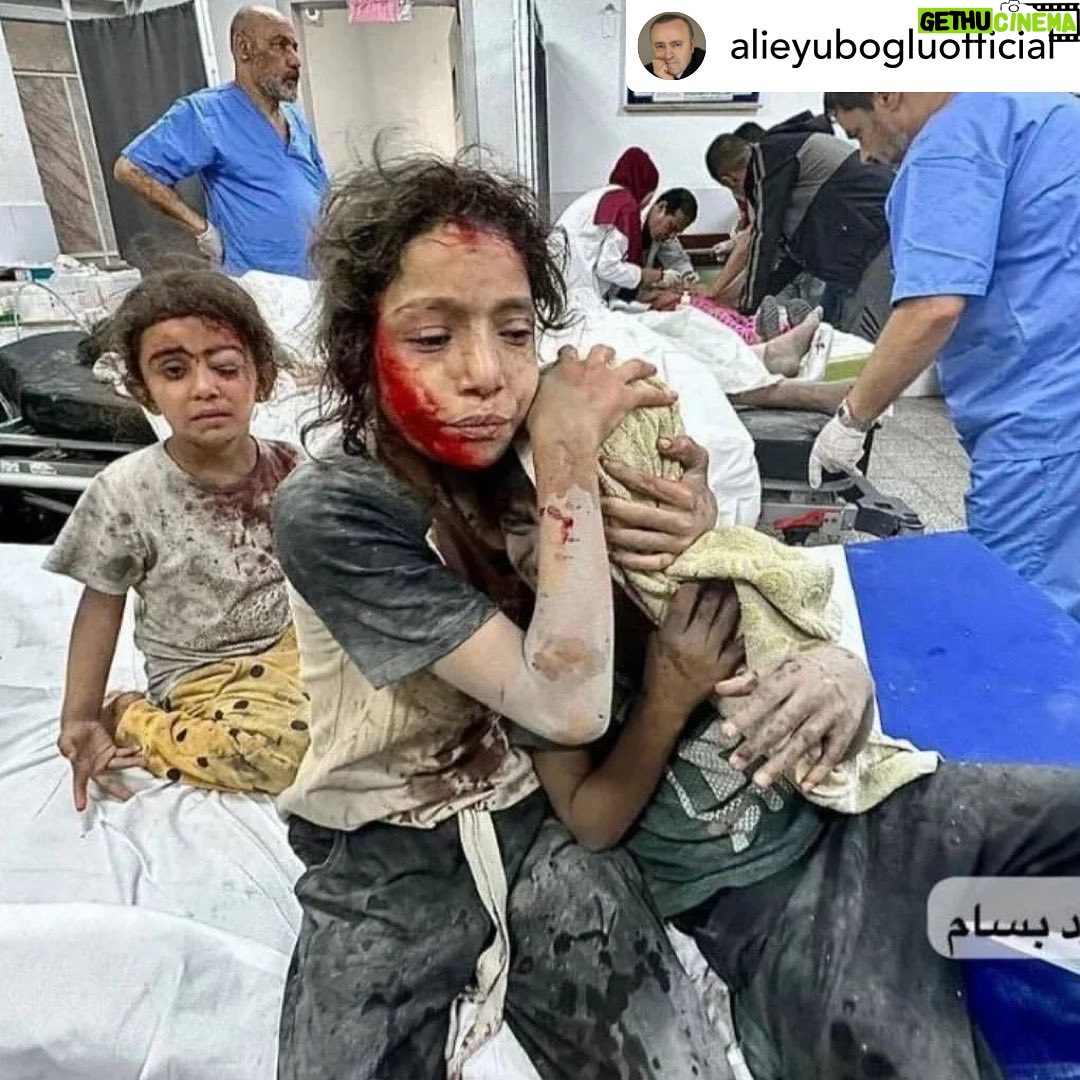 Binnaz Avcı - 571 Likes - Posted @withregram • @alieyubogluofficial Ne kadar bağırırsan bağır, öldüren İsrail, ölenler Müslümansa dünya sağır.
İsrail, Filistin'de çocukları ve sivilleri katlediyor, hastaneyi bombalayıp 500 insanı öldürüyor, 7 milyar dünyalı da seyrediyor.
Döktüğün çocuk kanı ve gözyaşında boğul Netenyahu.