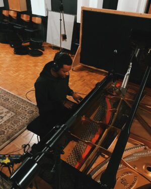 Black Milk Instagram - 🍜 noodling around on the ivories trying to find sum magic. Was day 3 of making music in Germany for no project in particular, I’ll figure that out later. #CantAffordToNotRecord