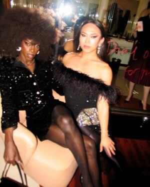 Black Peppa Instagram - @mrselfportrait Summer Party
Photographer: @davebenett 
MUA: @marcellaohmeara @charlottetilbury