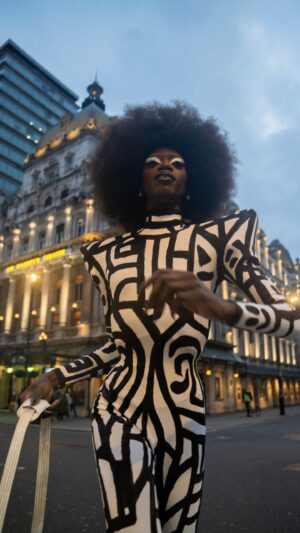 Black Peppa Instagram - Graphic Glam for @iamblackpeppa @londonfashionweek 

Photography & Videography @ivantruewizard 
Makeup @jackoliverx using @kvdbeauty @natashadenona @inglotuk @maccosmeticsuk @onesize @fentybeauty @fentyskin @proshine_by_cdm @weledauk @atehjewelbeauty @trixiecosmetics @makeupforever @eldorafalseeyelashes 
Nails @nailsanthonys 
Music @gretelhanlyn