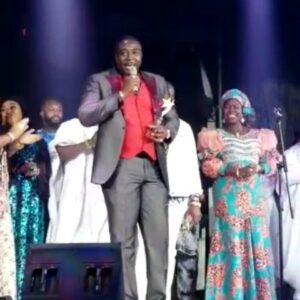 Bob-Manuel Udokwu Instagram - Receiving the Legendary Award at Afro-Heritage Broadcasting and Entertainment Awards, Houston, Texas, USA.
