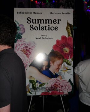 Bobbi Salvör Menuez Instagram - q&a   opening night last friday for @summer.solstice.film playing now through 6/27 @ifccenter so sweet to see so many friends 

much appreciate all the lovely reviews & kind words!!!

wearing @eckhaus_latta & pix @ilpr