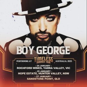 Boy George Instagram - Australia. I’m coming home! @timeless.summertour.aus