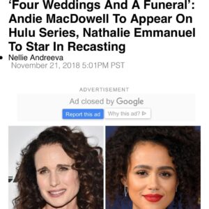 Brandon Mychal Smith Instagram - So excited to officially announce joining the iconic #FourWeddingsAndAFuneral Family !! I couldn’t be more excited to join a smashing cast & producing team and of course the sensational trailblazing @hulu family of innovators. It is truly an honor! “Let’s be nothing short of iconic in the pursuit of legendary” Happy Saturday World 🌎