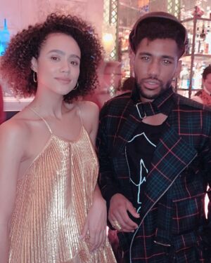 Brandon Mychal Smith Instagram - @britishvogue @naomi @tiffanyandco @viviennewestwood @annabelsmayfair 
Where Kings🤴🏽🤴🏻& Queens 👸🏽 👸🏼Unite “Fashion is the lens into my soul“