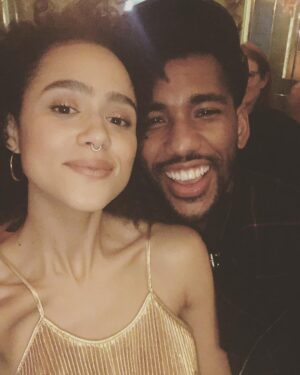 Brandon Mychal Smith Instagram - A real one ✊🏽 👸🏽 @voguemagazine #BAFTA @annabelsmayfair
