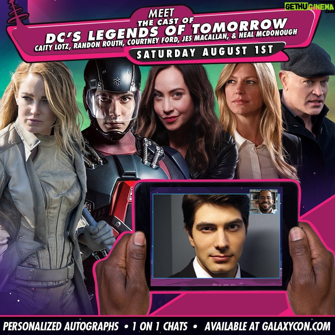 Brandon Routh - 51.1K Likes - #Repost — credit: @galaxyconlive
Get Personalized Autographs and CHAT ONLINE with Brandon Routh on Sat, Aug 1st at 1:30pm ET / 10:30am PT https://galaxycon.com/august-1st-legends-of-tomorrow/
Brandon Routh joins the cast of Legends of Tomorrow for GalaxyCon Live. This ONLINE event includes One-on-One Video Chats with cast members, Personalized Autographed Photos, and a FREE interactive Livestream Q&A. Download a recording of your private chat to save your memories!
SCHEDULE OF EVENTS:
* 1:30pm ET Live Stream Q&A with Brandon Routh, Caity Lotz, Jes Macallan,
Courtney Ford, and Neal McDonough
* 2:30pm ET One-on-One Chats for you and your favorite Legends of Tomorrow cast member
* You can also purchase personalized autographs until the scheduled stream on August 1st is over.
PRICING INFO & LIVESTREAM REGISTRATION: https://purchase.growtix.com/eh/GalaxyCon_Live/40812/318594
YOU MUST REGISTER TO VIEW THE FREE LIVESTREAM
GalaxyCon Live! brings the convention experience to the comfort of your own home and allows YOU to connect with celebrities like never before!
* Watch the GalaxyCon Live Streams for FREE and ask your questions in our interactive chat room.
* One-on-One Video Chats with your favorite celebrities! You’ll have a private chat experience that will be recorded so you can treasure the memory forever.
* Personalized 8×10 Autographs. YOU can choose a photo to be signed for you by your favorite celebrities. JSA Authentication may be added.
* Autograph Send In-Service. Select celebrities will have the option for you to send in your items for them to sign for you! JSA Authentication may be added.