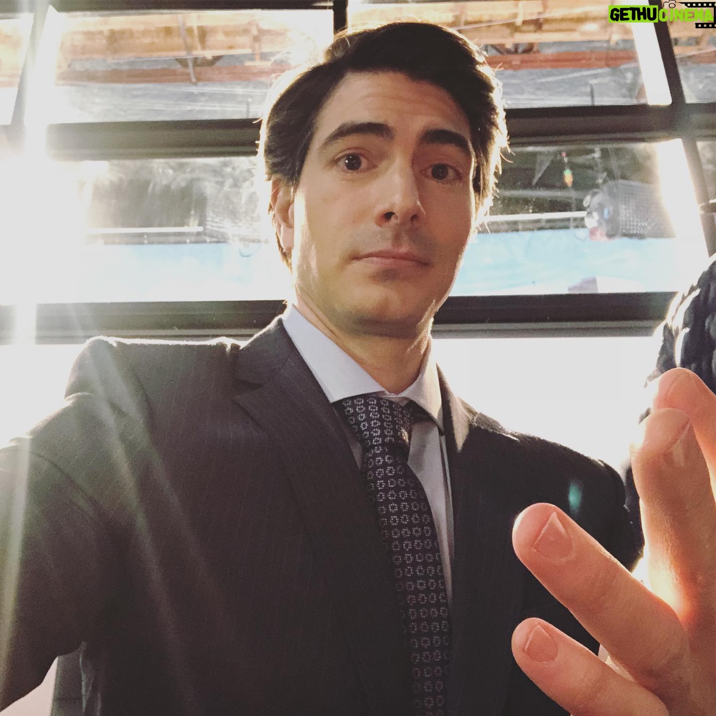 Brandon Routh - 102.9K Likes - Traveled back in time on my birthday (yesterday) to a time before #RayPalmer knew #TimeTravel existed. 😉 #PalmerTech #CrisisOnInfiniteEarths
And thank you for all the lovely bday wishes yesterday! 😄👊🏻