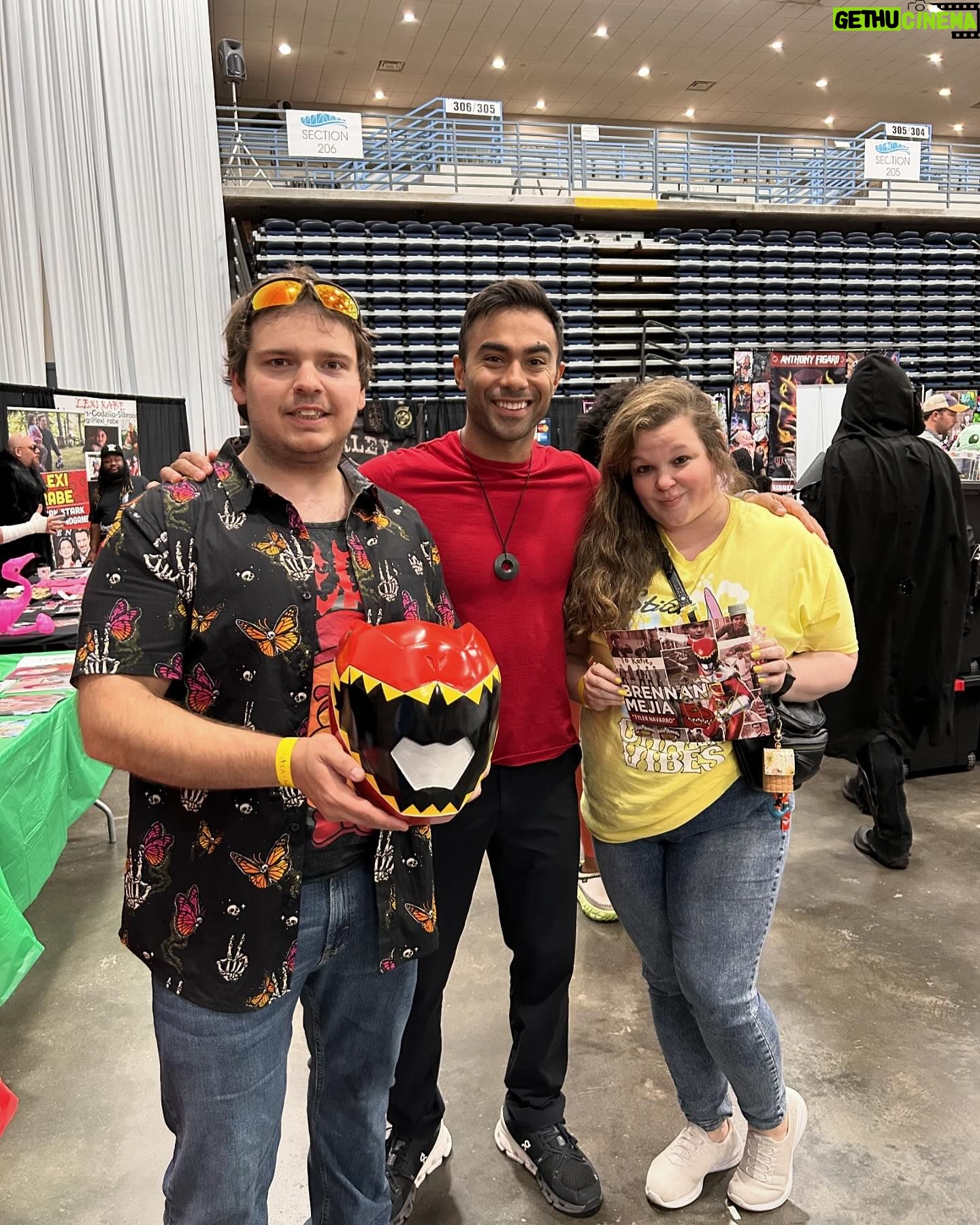 Brennan Mejia - 2.2K Likes - Had an amazing time in New Orleans @mightyconconventions !! Thank you Randy and Wayne for being so awesome! And thank you everyone who came by to hang out! #powerrangers #dinocharge #redranger @anniemoho @dannyflamingo2013 @lexi_rabe @mightyconconventions
