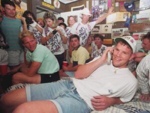 Brett Favre Instagram - Those phones were about 100 pounds when I got drafted.😅

Heck, I didn’t care. I was just happy to get picked.