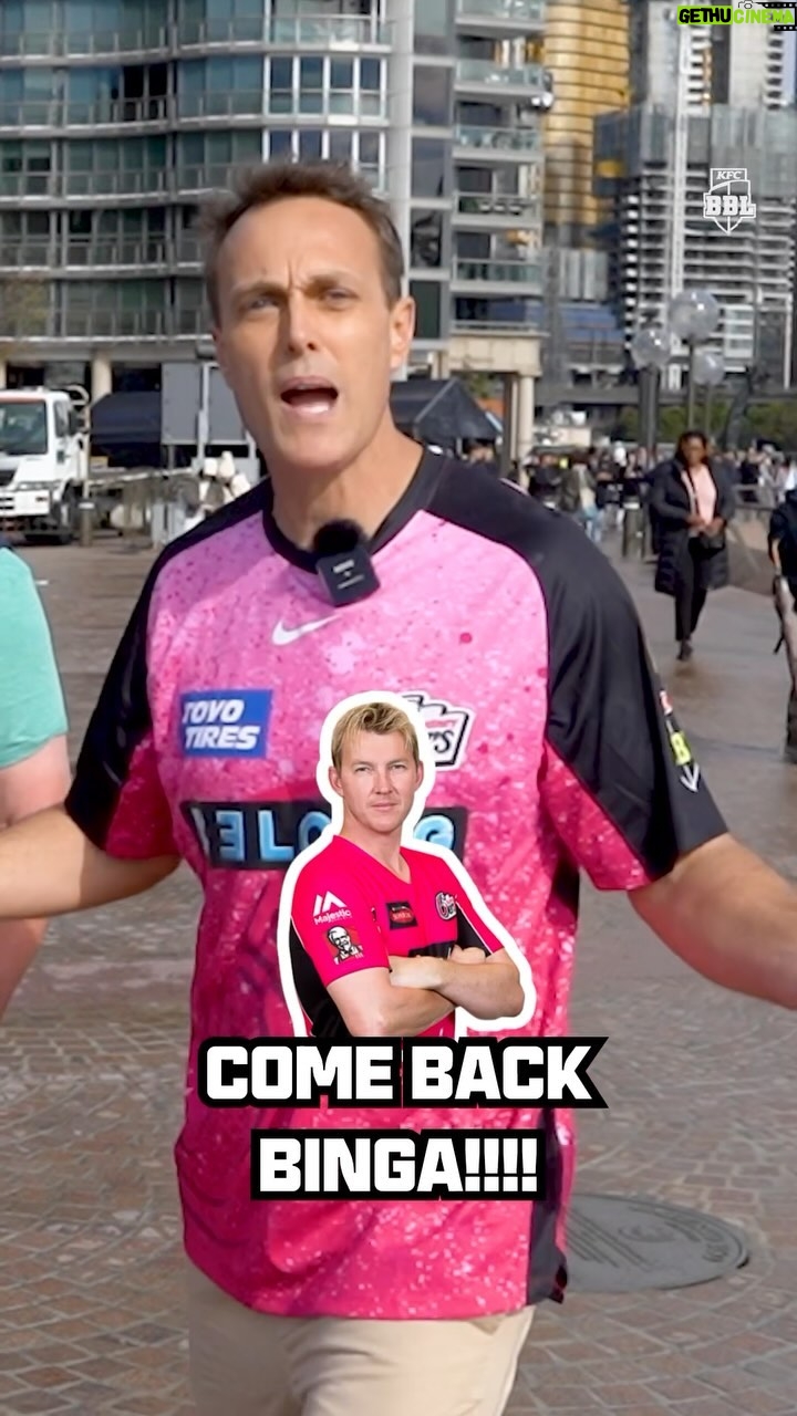 Brett Lee - 22.1K Likes - “Bring back, Binga!” 😂 We asked Sydney about @brettlee_58, and this is what they said!