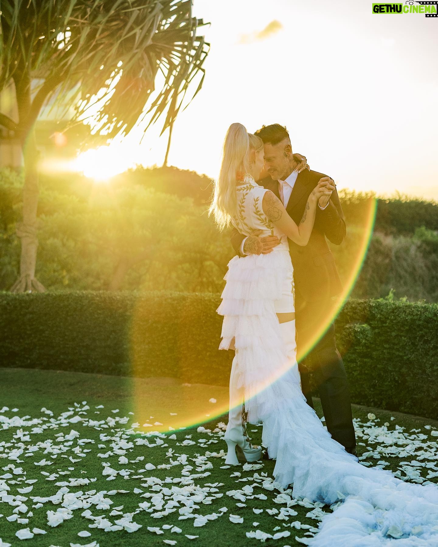 Bria Vinaite - 15.5K Likes - Just Maui’d @mvoltaggio 💕 thank you for such a dream wedding @fsmaui and a huge thank you to @jeremyscott @moschino for making me feel like a magical princess! I get to spend the rest of my life with my best friend!!!!!! 🥹