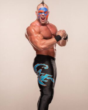 Brian Button Instagram - Look through a lot of my different entrance and gear attire.

Swolverine/Weapon-X
Machine/terminator
Machine/terminator V.2
King from tekken 
Bane 
Zangief 
Axel streets of rage/cage
Stinger cage