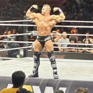 Brian Button Instagram - Holy Swolley mammoth
Vanilla gorilla 
Apec predator
Swolverine
Swoller Coaster 
Total trapezoid 
Mayor of Gainesville

#flexfriday #aewrampage

@redcon1 

@aew