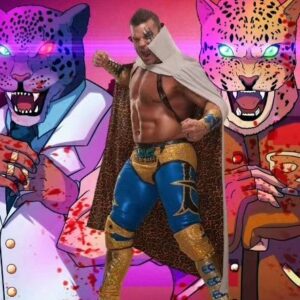 Brian Button Instagram - Look through a lot of my different entrance and gear attire.

Swolverine/Weapon-X
Machine/terminator
Machine/terminator V.2
King from tekken 
Bane 
Zangief 
Axel streets of rage/cage
Stinger cage