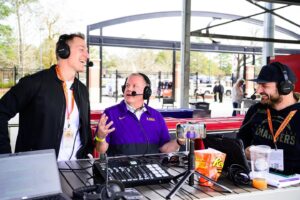 Brian Kelly Instagram - Great getting down to Mobile to check in on Charles and Jordan at the Senior Bowl and talk about all our guys preparing for the draft