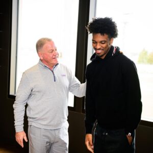 Brian Kelly Instagram - Congratulation to Jayden on winning the Johnny Unitas Golden Arm Award! Im grateful to be your coach and have a front seat to watch the best player in college football.