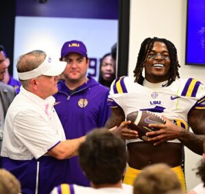 Brian Kelly Instagram - Harold made the big plays when our team needed it. He earned the game ball tonight!