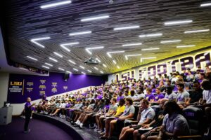 Brian Kelly Instagram - You don’t come to LSU to just be good. You come here to be elite.
