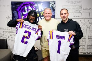 Brian Kelly Instagram - Travis and Michael committed to LSU on their visit