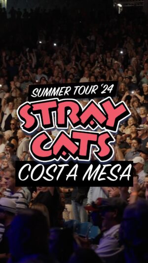 Brian Setzer Instagram - Costa Mesa, CA 🍊 knows how to ROCK!! Thank you to everyone who came out to Stray Cats’ two packed shows at the @pacificamphitheatre 💥🚀
.
.
🎥 by @evileyecreates