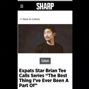 Brian Tee Instagram - Thank you to @sharpmagazine for a wonderful conversation. Catch ALL episodes and why I say #EXPATS is "the best thing I've ever been a part of." Now on @primevideo

Photos by @selashiloni