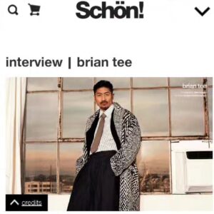 Brian Tee Instagram - I can finally prove to my 8yr old, daddy was cool!.... once. 

Was a blast talking about the career, #Expats and shooting with Schön! - @schonmagazine
Photo's – @duggangram
Fashion – @dvlstylist
Grooming – @heeezooo

**Full article in bio