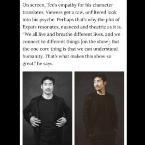 Brian Tee Instagram - Thank you to @sharpmagazine for a wonderful conversation. Catch ALL episodes and why I say #EXPATS is "the best thing I've ever been a part of." Now on @primevideo

Photos by @selashiloni