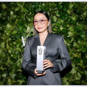 Brian Tee Instagram - It was an honor to be at the inaugural #Gotham TV Awards and I'm especially grateful to help present the Spotlight Tribute Award to our genius and fearless leader @thumbelulu who's so deserving of this recognition. Her talent, creativity and passion to share poignantly diverse stories, is an inspiration to us all. I am so blessed to know and work along side my #EXPATS Fam of incredibly talented woman. @sarayublue @jiyoung_ie