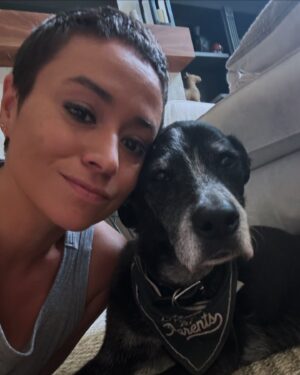 Briana Venskus Instagram - Saying goodbye to one of the great loves of my life 🖤 SPIKE 🖤