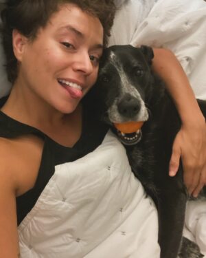 Briana Venskus Instagram - Saying goodbye to one of the great loves of my life 🖤 SPIKE 🖤