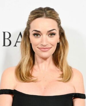 Brianne Howey Instagram - High tea in high rain! @bafta thank you for a beautiful afternoon 🫖🥪🍮 #bafta