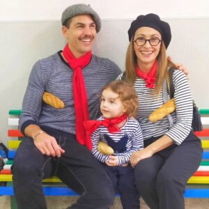 Brice Martinet Instagram - Martedì grasso in famiglia❤️
Vive la France 🇫🇷🌟
#love #carnaval